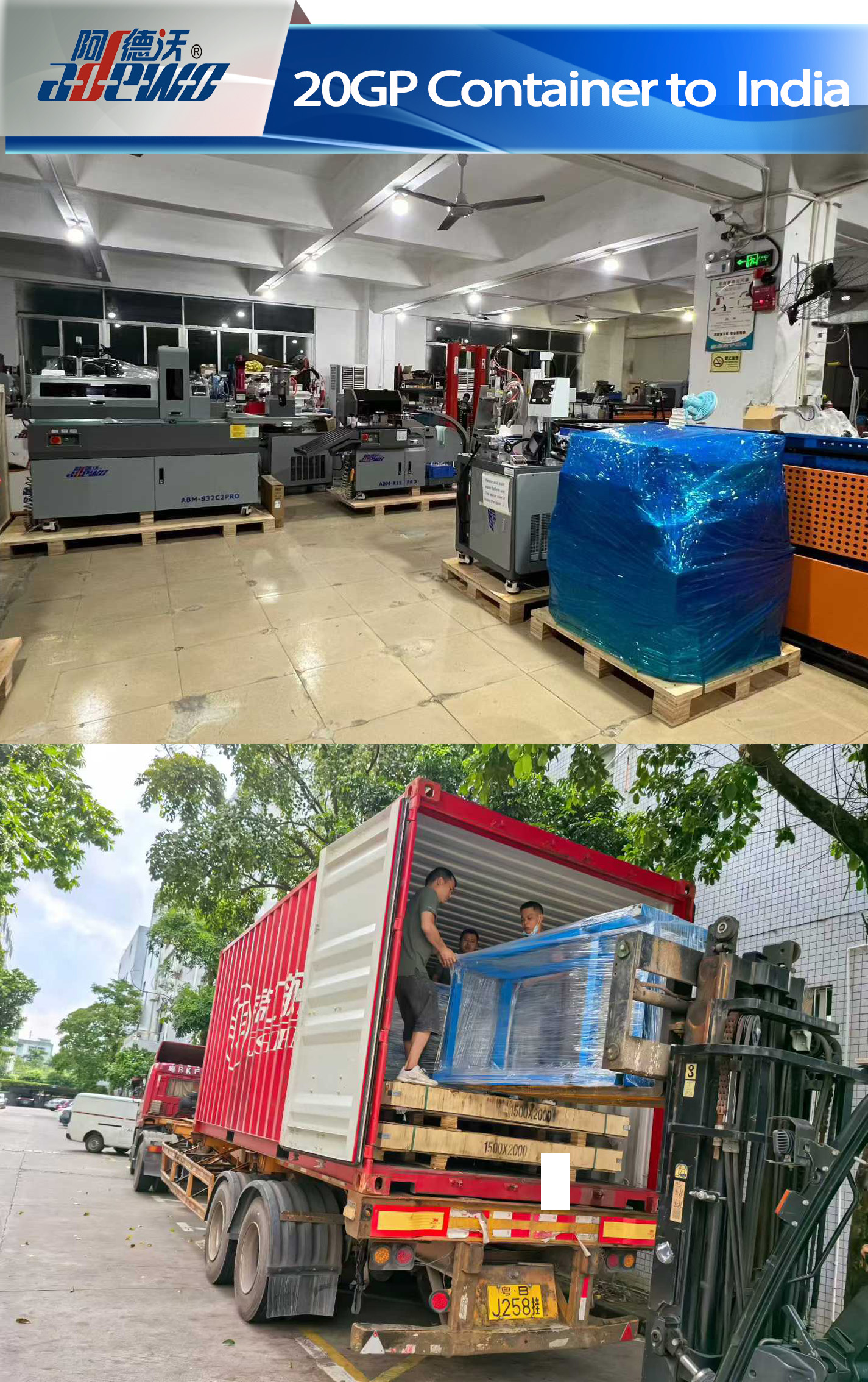 20GP konténer Indiába