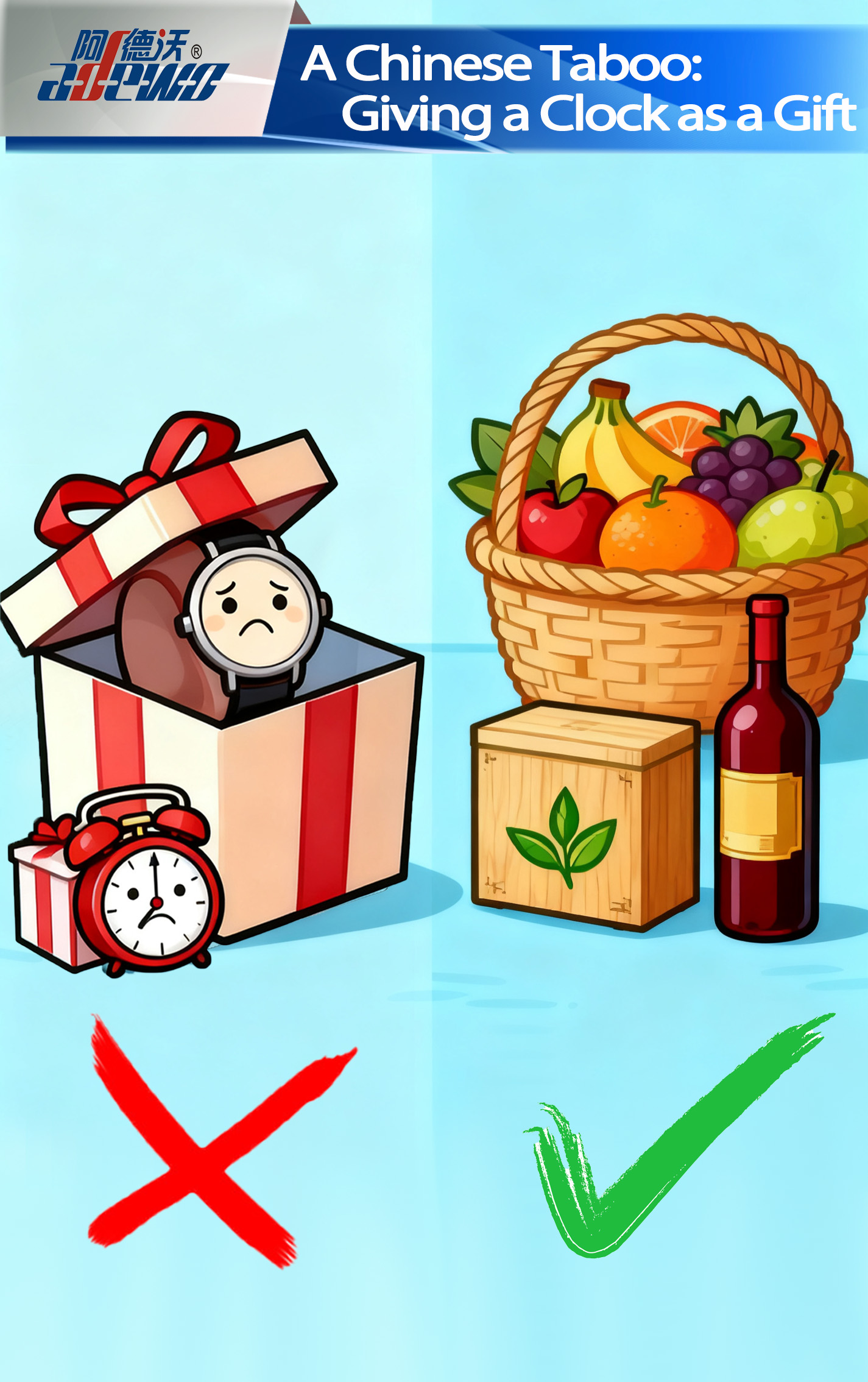 Egy kínai tabu: Óra ajándékozása
