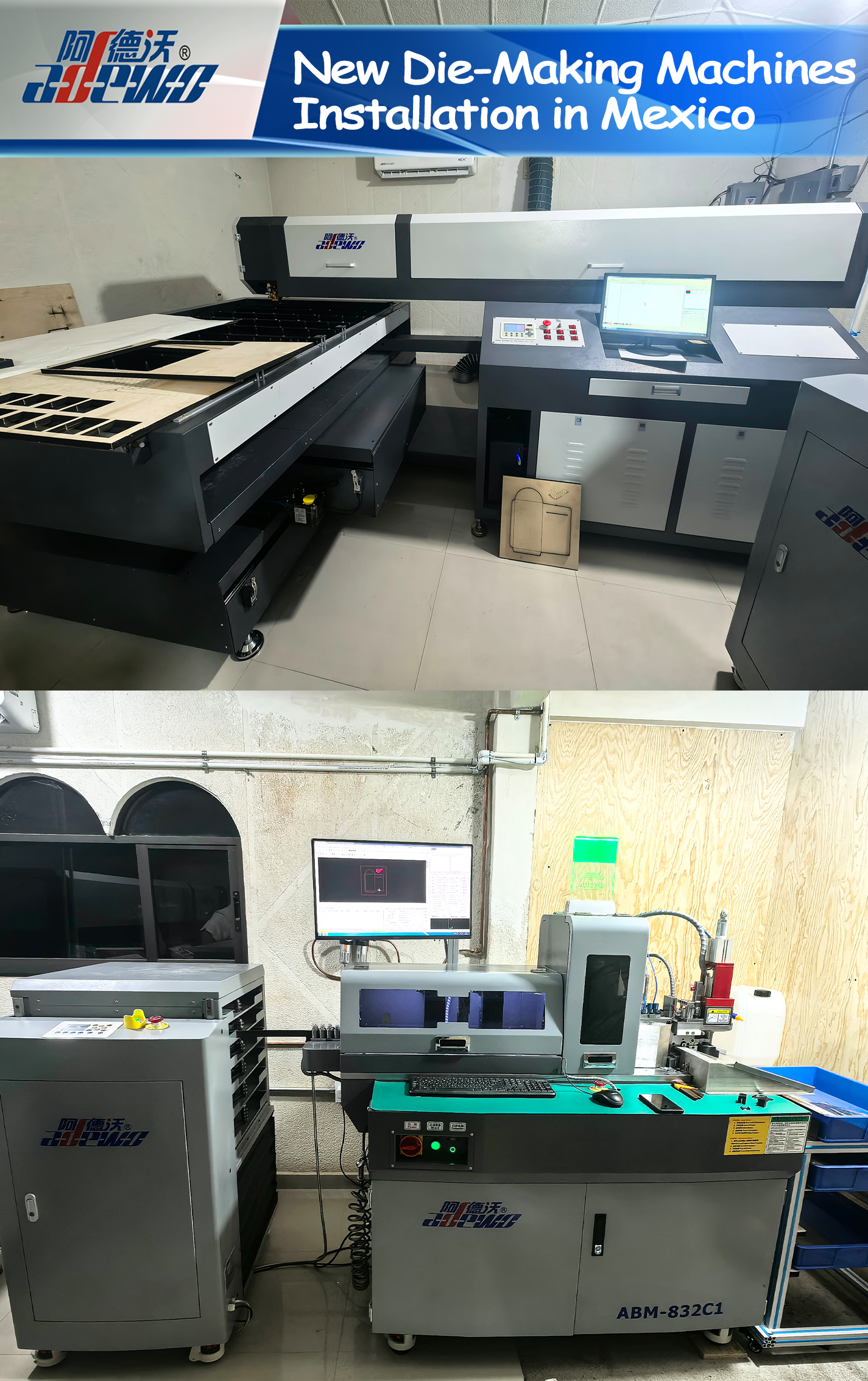 Új préselőgépek telepítése Mexikóban