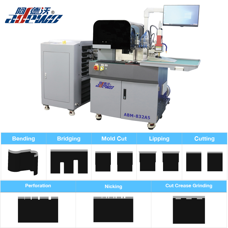 Új Steel Rule automatikus hajlítógép vágott ránccsiszolással